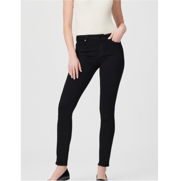PAIGE Verdugo Ultra Skinny in Black Shadow - Picture 1 of 10